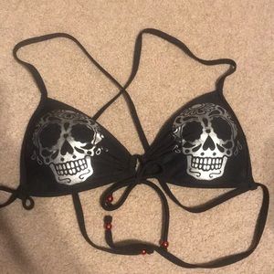 Sugar skull swim top